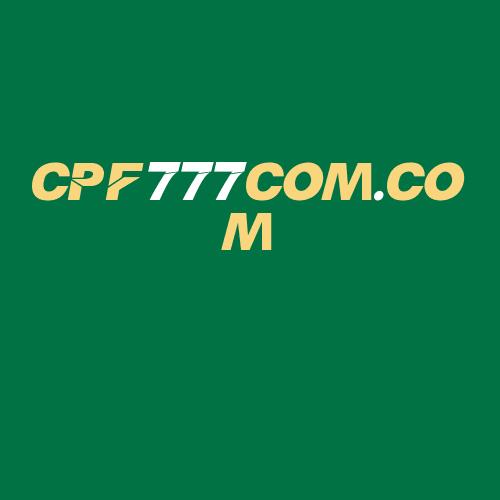 Logo da CPF777COM